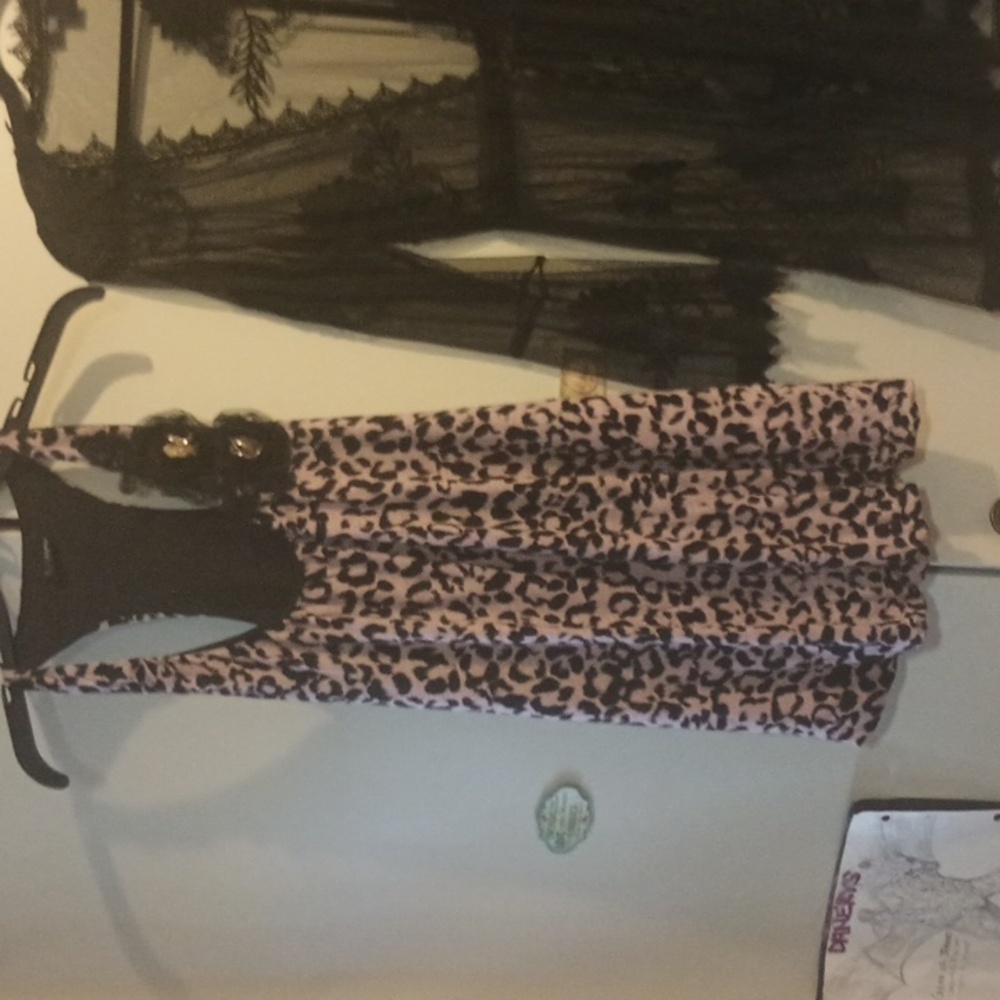 Animal print fancy tank top, Size L